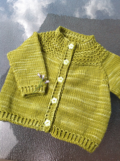 Sweet Details Cardigan A Purl Bumps Design by Judy Marples in #4/Worsted Weight Yarn